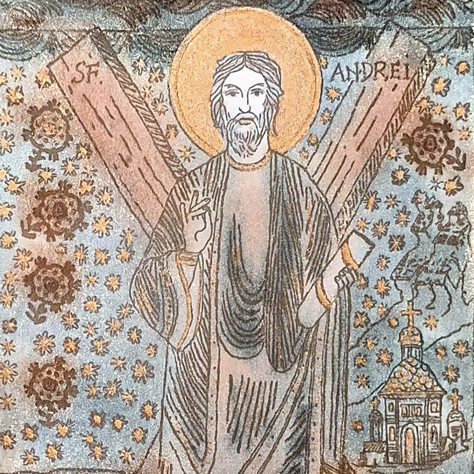 Icoană ortodoxă Sfântul Andrei [3]