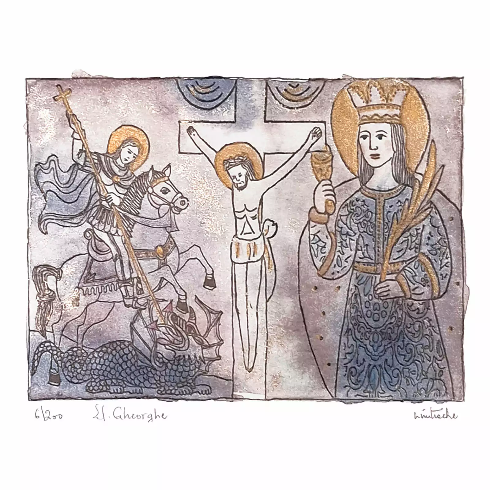Icoană ortodoxă Sfântul Gheorghe [2]