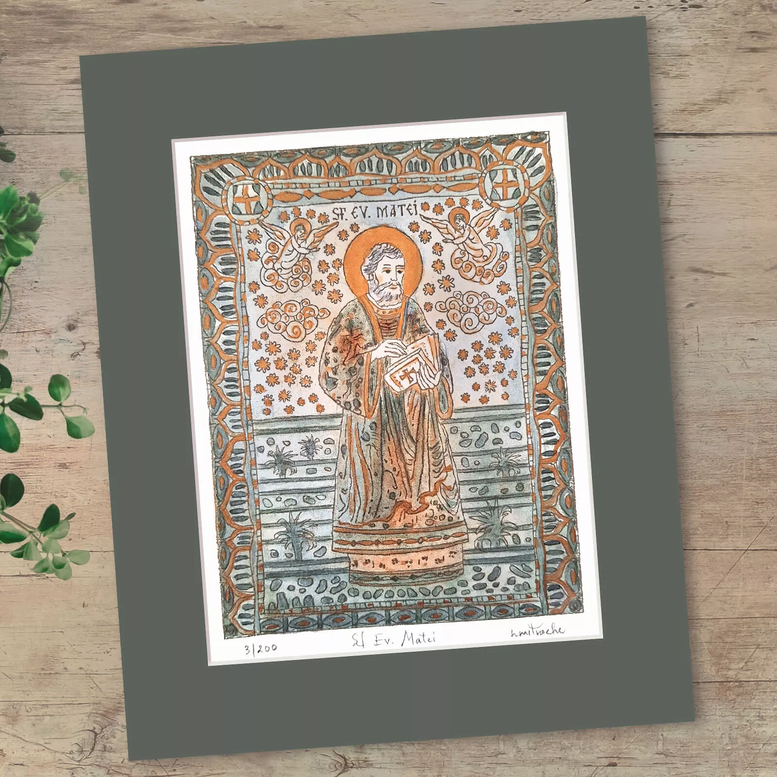 Icoană ortodoxă Sfântul Matei [4]