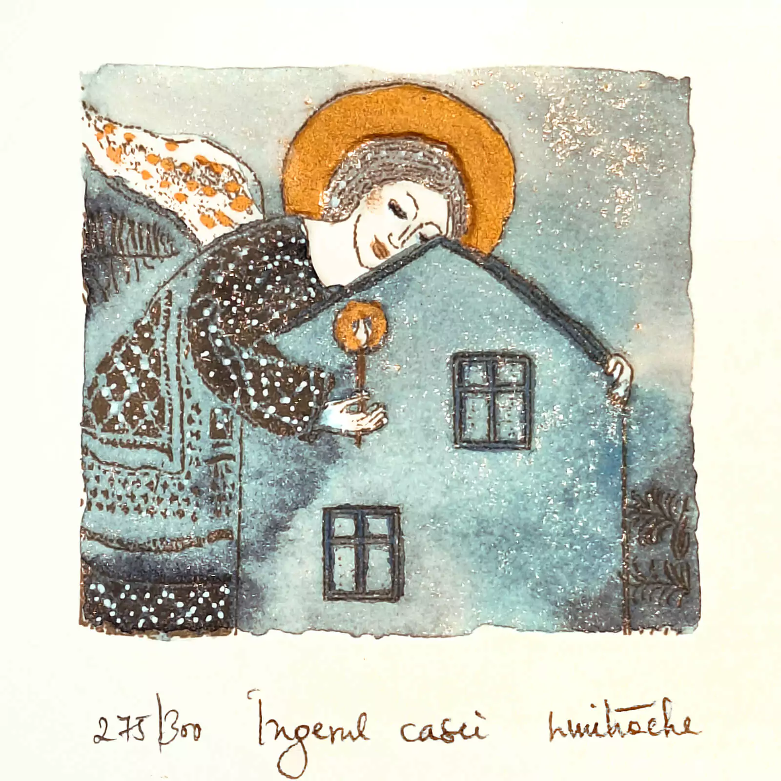 Îngerul Casei - gravură [2]