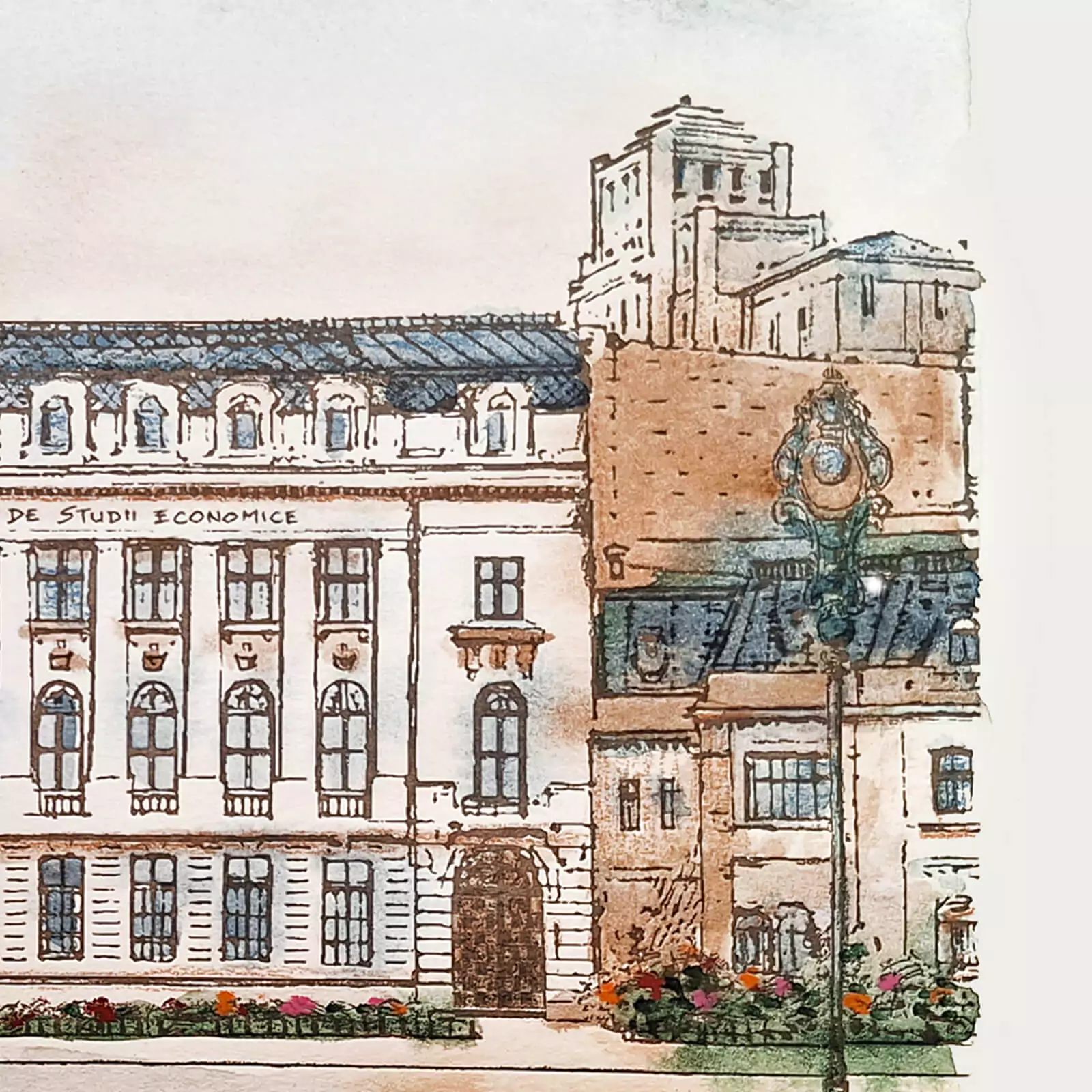 Academia de Studii Economice - gravură [3]