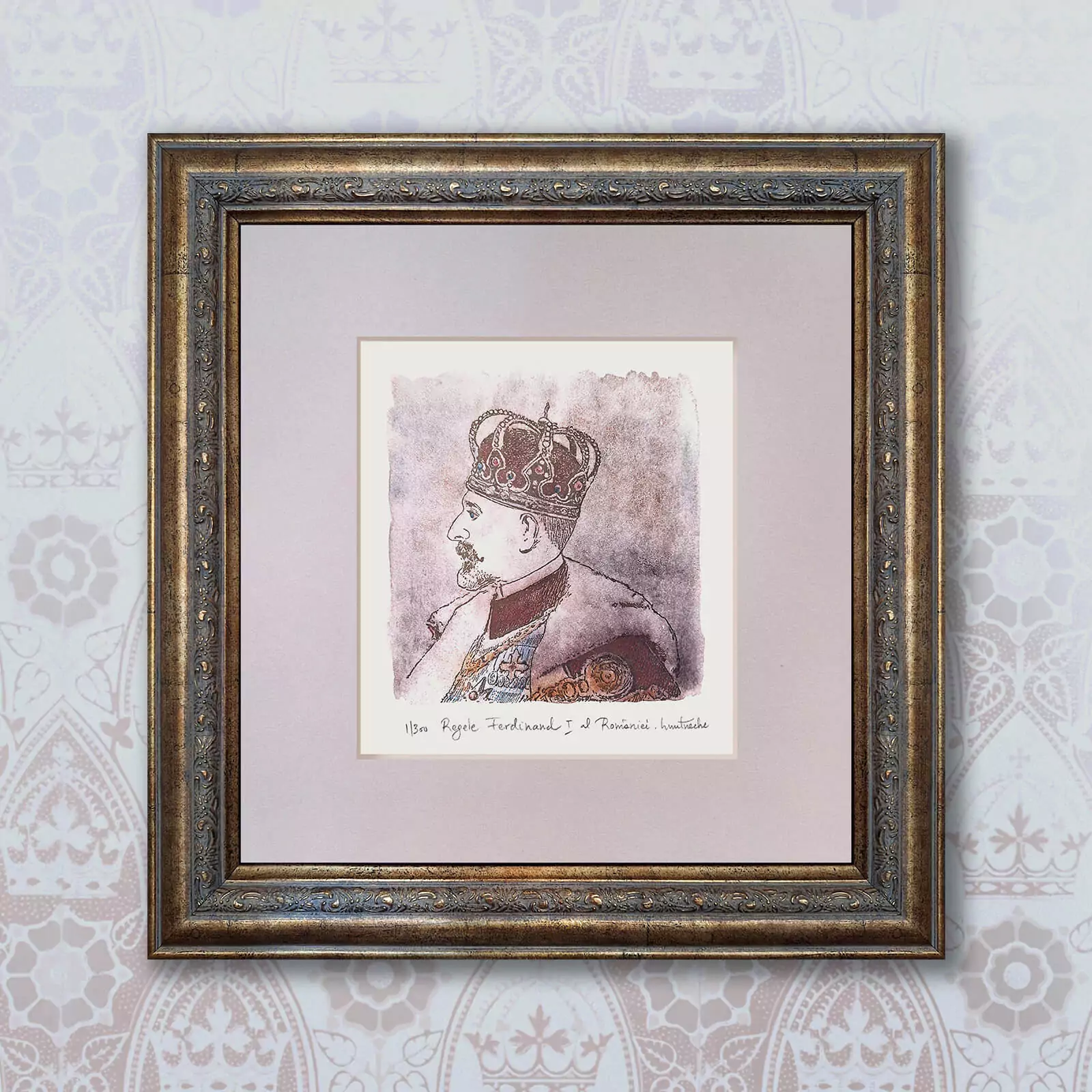 Cadouri Ilustrații - Ilustrație Regele Ferdinand I al României