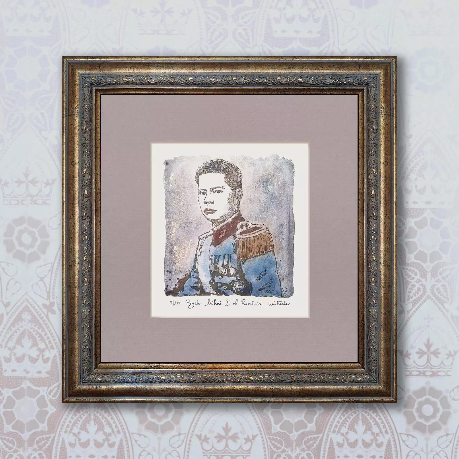 Cadouri Ilustrații - Ilustrație Regele Mihai I al României