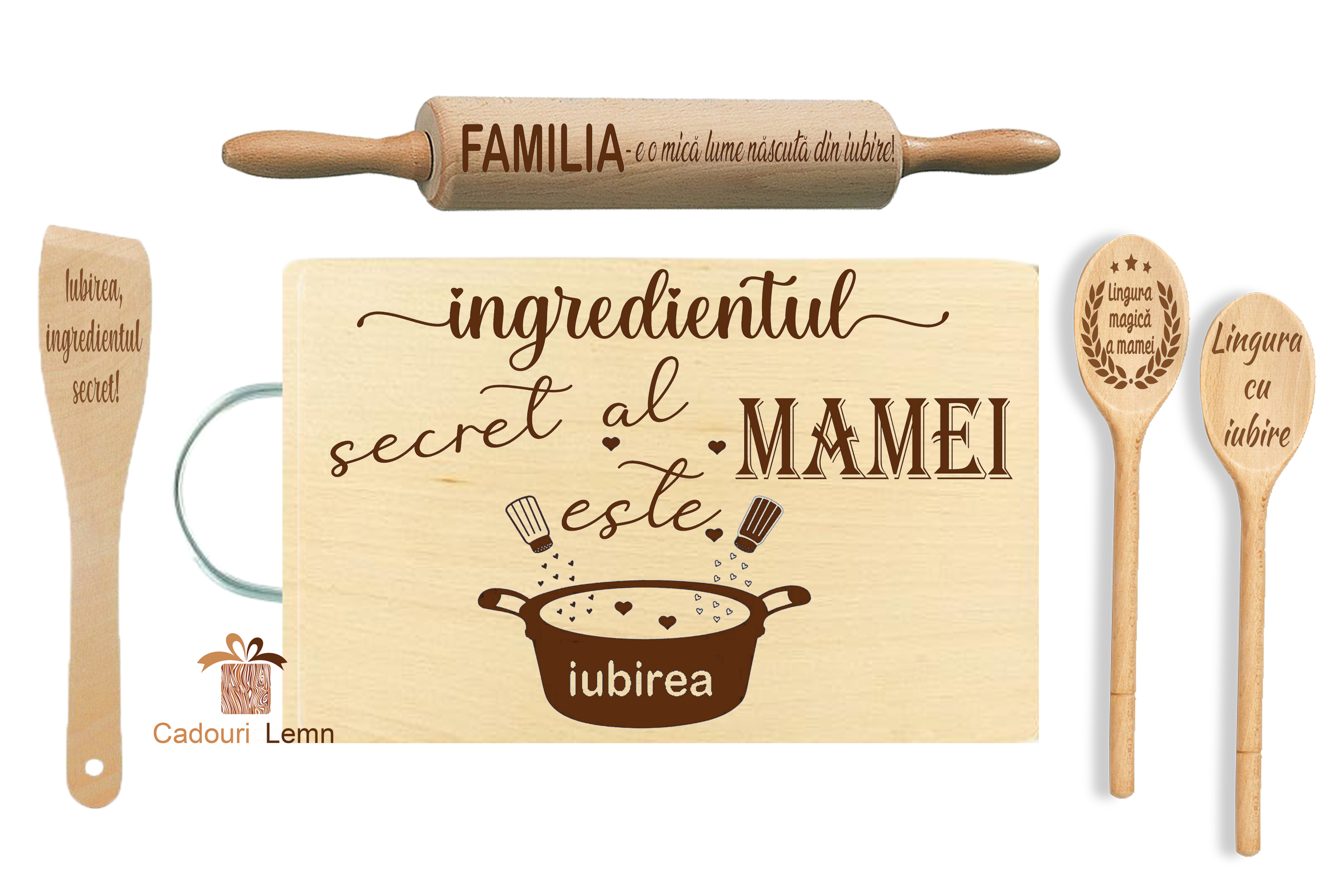 Cel Mai Frumos Cadou pentru Mama de 8 Martie – Set Bucătărie Personalizat