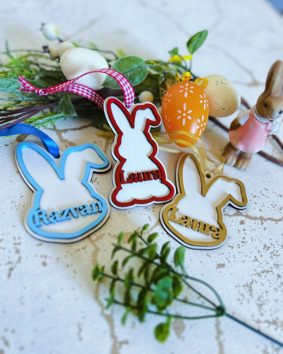 Etichetă Personalizată de Paște cu Nume – Decor și Cadou pentru Copii [3]