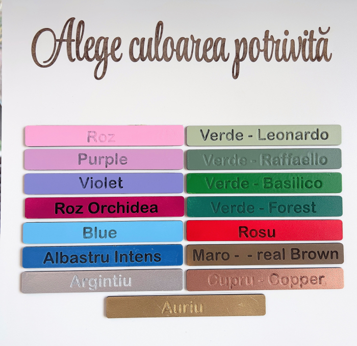 Nume din lemn personalizate pentru panouri foto și baloane - Pret 1 NUME [5]