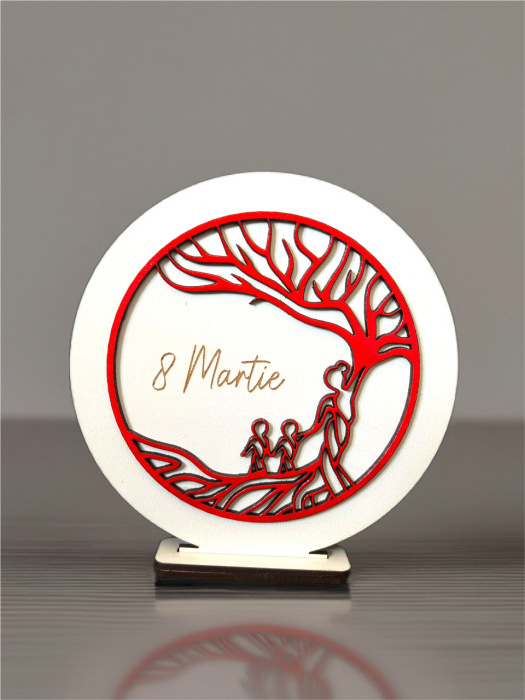 Placheta 8 Martie - Mama cu copil [1]