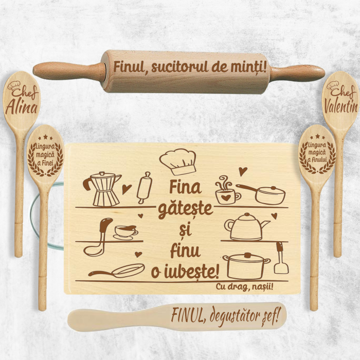 Set cadou Fini „Fina gătește și finul o iubește” [1]