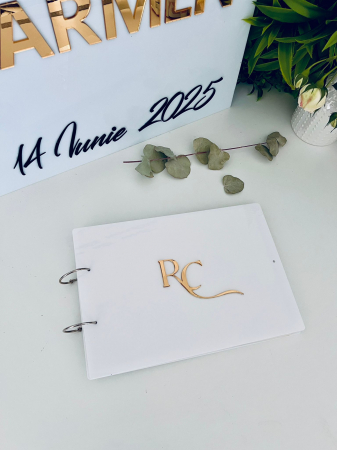 Nunta/Botez - Album foto din plexiglas personalizat