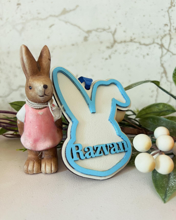 Cadouri Paște - Etichetă Personalizată de Paște cu Nume – Decor și Cadou pentru Copii