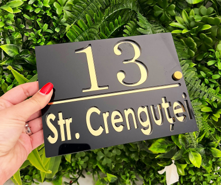 Număr de casă personalizat – Design elegant și vizibilitate perfectă [3]