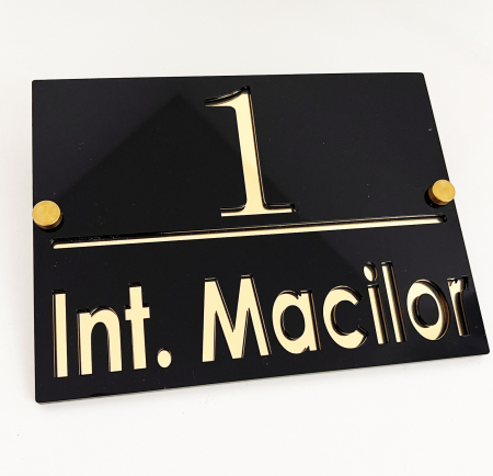 Număr de casă personalizat – Design elegant și vizibilitate perfectă [2]