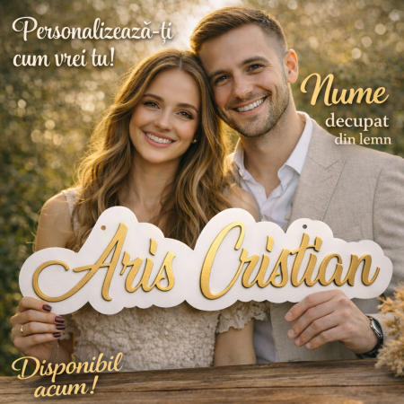 Nume dublat decorativ – Accentul perfect pentru photo corner! [1]