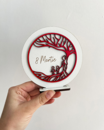 Placheta 8 Martie - Mama cu copil [1]