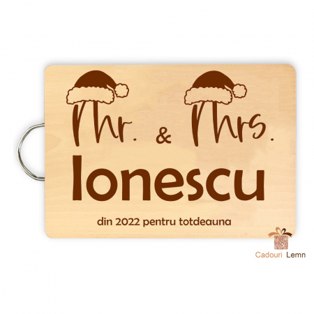 Crăciun - Tocator Mr Mrs pentru totdeauna