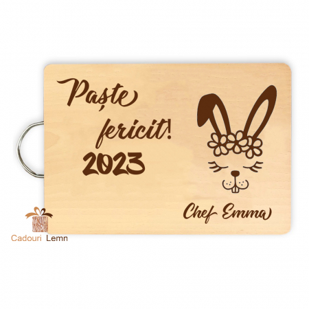 Cadouri Paște - Tocător Paște Fericit 2025 pentru Fetițe – Cadou Personalizat de Paște! - Chef Emma