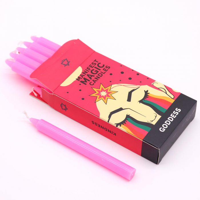 Lumanari Magice Ezoterice ( 12 buc ) - Roz Prietenie [2]