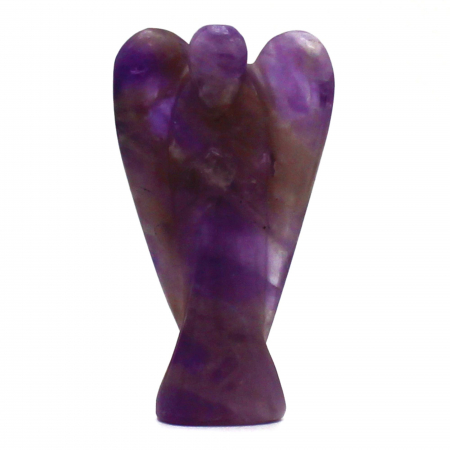 Statuete din piatra - Inger Sculptat Manual - Ametist