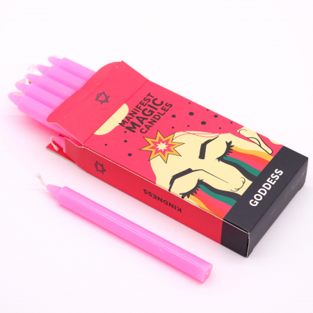 Lumanari Magice Ezoterice ( 12 buc ) - Roz Prietenie [1]