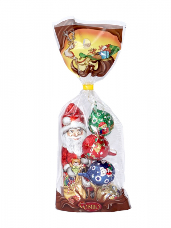 CADOURI SELECT - Punga cu  figrine din ciocolata  asortate  120g