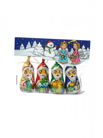 CADOURI SELECT - Pachet cu  figurine din ciocolata  Mos Craciun 60g