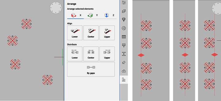 Doar in BricsCAD – alinierea si distribuirea obiectelor in spatiu intr-o singura comanda