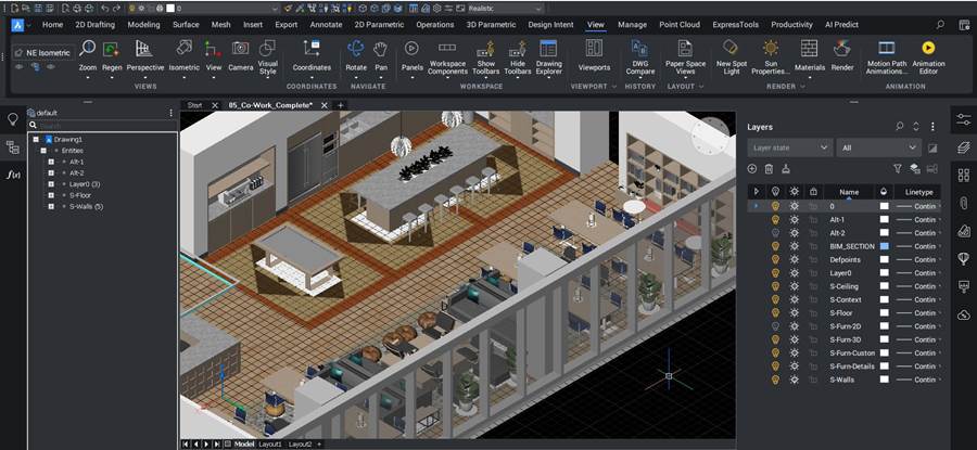 Cum lucram cu fisierele SketchUp in BricsCAD