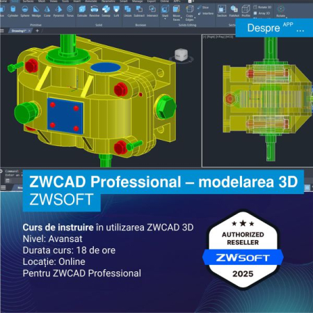 Instruire - Instruire - ZWCAD Professional – modelarea 3D