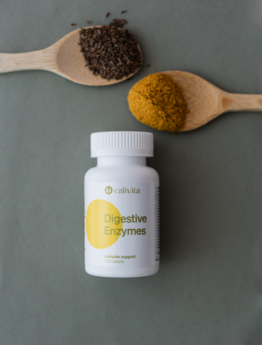Digestive Enzymes, CaliVita, 100 tablete, suport pentru sistemul digestiv [5]