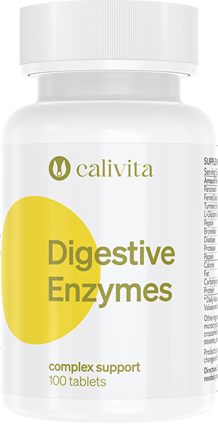 Digestive Enzymes, CaliVita, 100 tablete, suport pentru sistemul digestiv [1]