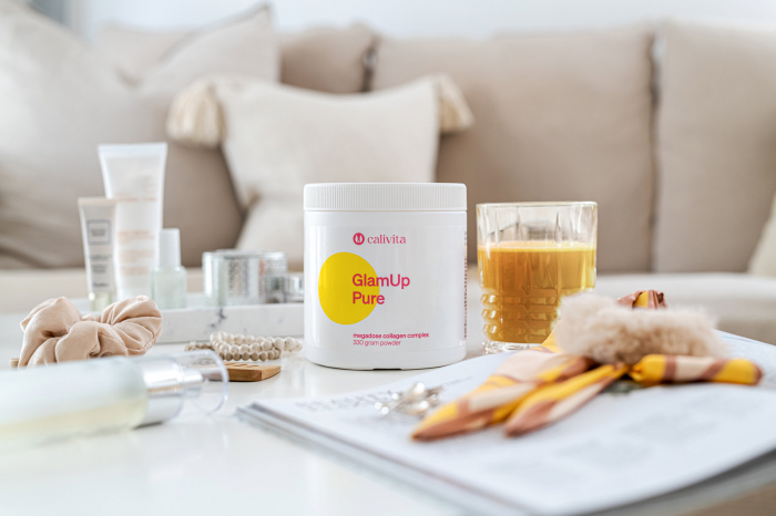 GlamUp Pure, CaliVita, 330 g, amestec sinergic de: colagen (10g!), acid hialuronic și antioxidanți naturali [3]