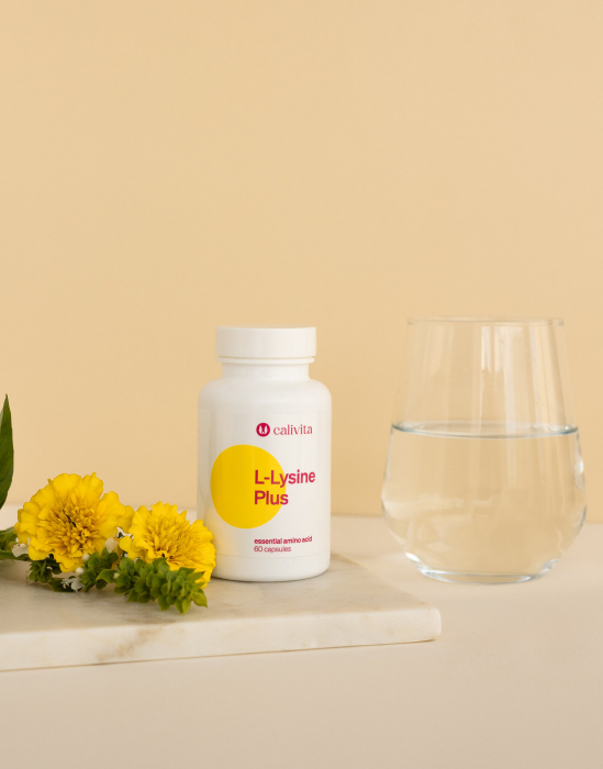 L-Lysine Plus, CaliVita, 60 capsule, lizina ajuta impotriva herpesului [3]