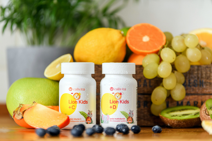 Lion Kids + Vitamin D CaliVita, 90 tablete masticabile, multivitamine pentru copii [5]