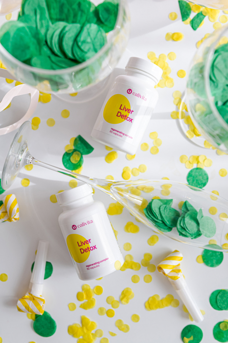 Liver Detox CaliVita, 60 capsule, sustine sanatatea ficatului + cutie pastile [5]