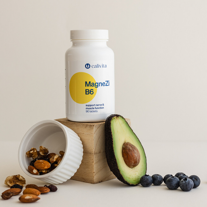 MagneZi B6, CaliVita, 60 capsule, Magneziu, Zinc si Vitamina B6 [3]