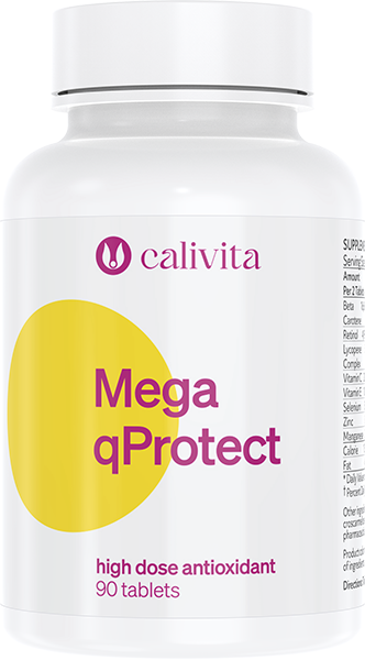 Mega qProtect, CaliVita, 90 tablete, extract de Ginkgobiloba si antioxidanti [1]