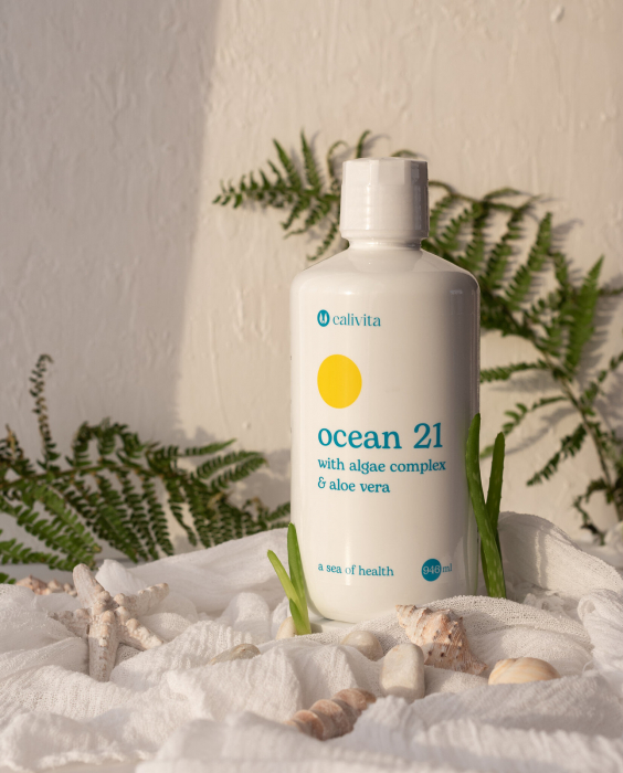 Ocean 21, CaliVita, 946 ml, sirop cu alge si aloe vera [3]