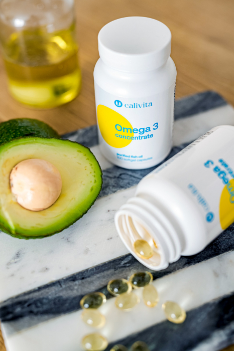Omega 3 concentrate, CaliVita, 100 capsule, ulei concentrat de peste [4]