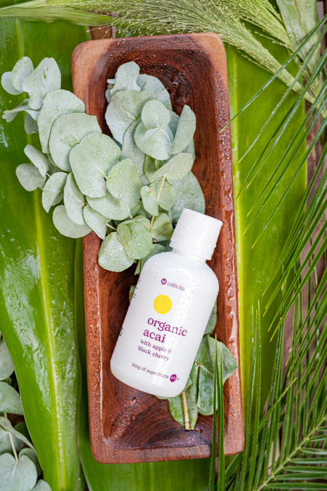 Organic Acai, CaliVita, 473 ml, Acai organic cu suc organic de mere şi suc organic de cireşe negre [4]