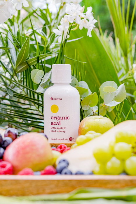Organic Acai, CaliVita, 473 ml, Acai organic cu suc organic de mere şi suc organic de cireşe negre [5]