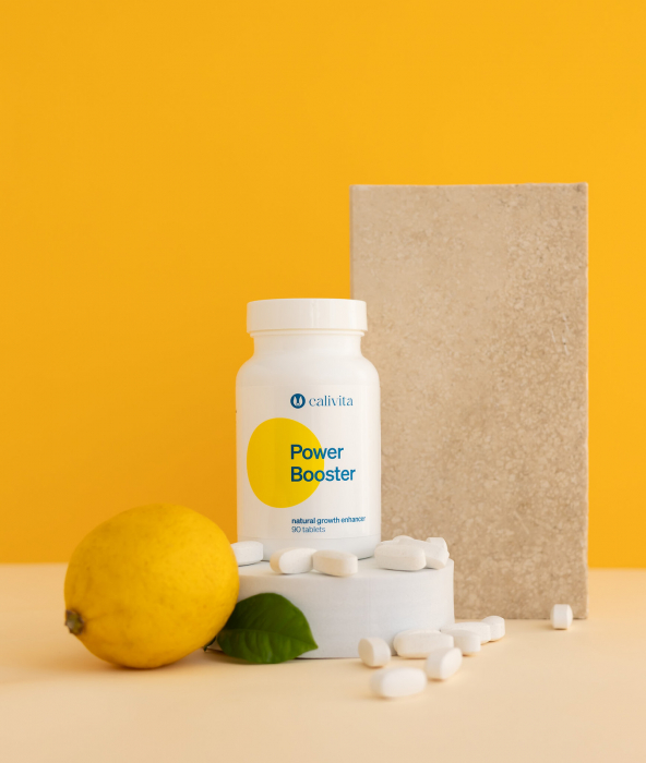 Power Booster, CaliVita, 90 tablete, produs naturist care ajuta procesul de crestere [4]