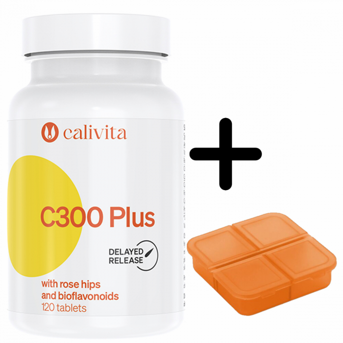 Vitamina C 500 mg CaliVita, 100 tablete + cutie pastile [1]