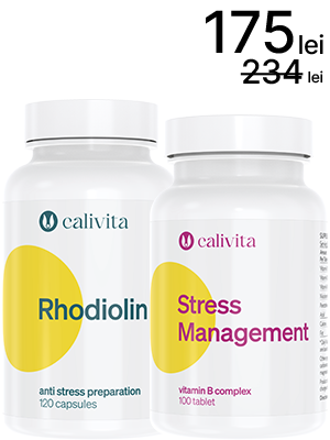 Suplimente - Pachet Rhodiolin + Stress Management