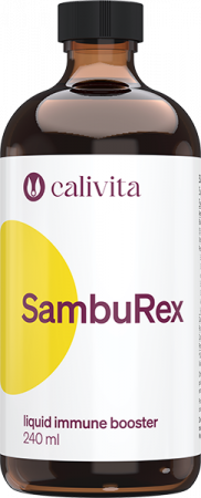 Suplimente - SambuRex, CaliVita, 240 ml, produs cu soc negru