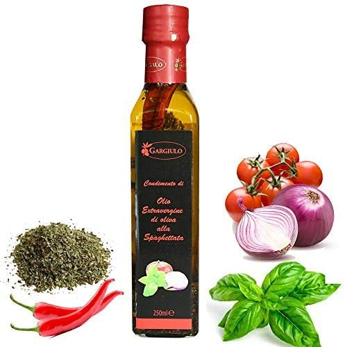 SPAGHETTATA: Ulei de măsline extravirgin aromatizat cu Roșii,Ceapă, Oregano, Busuioc și Ardei iute [1]