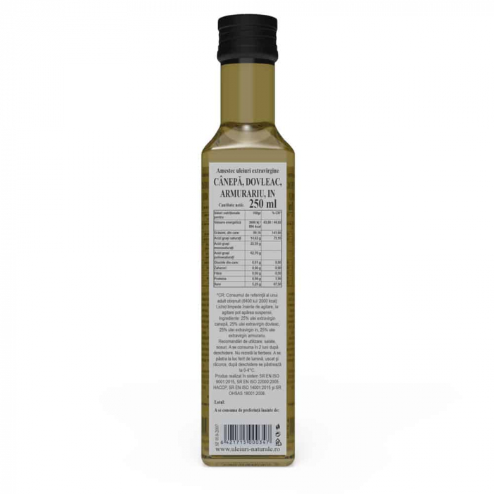 Ulei Armurariu - In - Canepa - Dovleac, Amestec, 250ml [2]