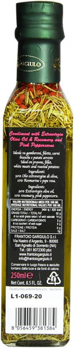 Ulei de măsline extravirgin, aromatizat cu ROZMARIN și PIPER ROZ [4]