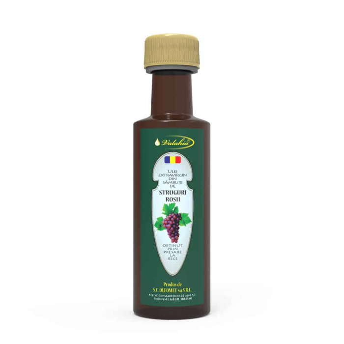 Ulei din samburi de STRUGURI ROSII, extravirgin, 100 ml [1]
