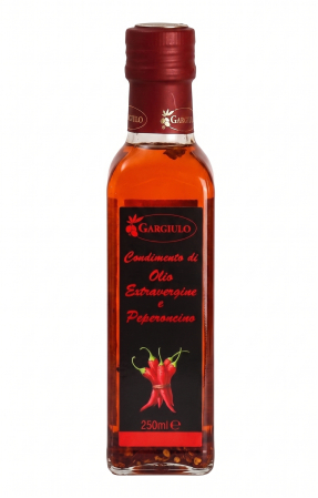 Produse - Ulei de măsline extravirgin aromatizat cu ARDEI IUTE (Peperoncino)