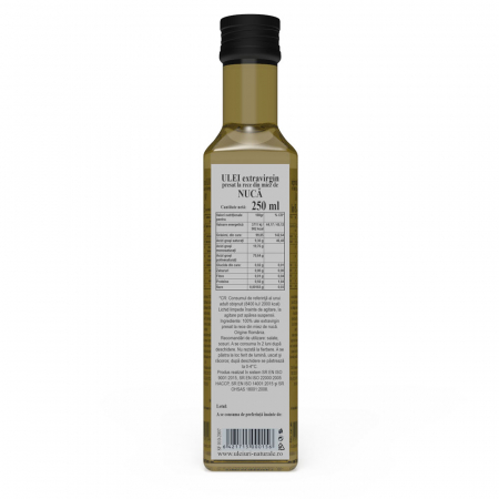 Ulei din miez de NUCA presat la rece, extravirgin, 250 ml [1]